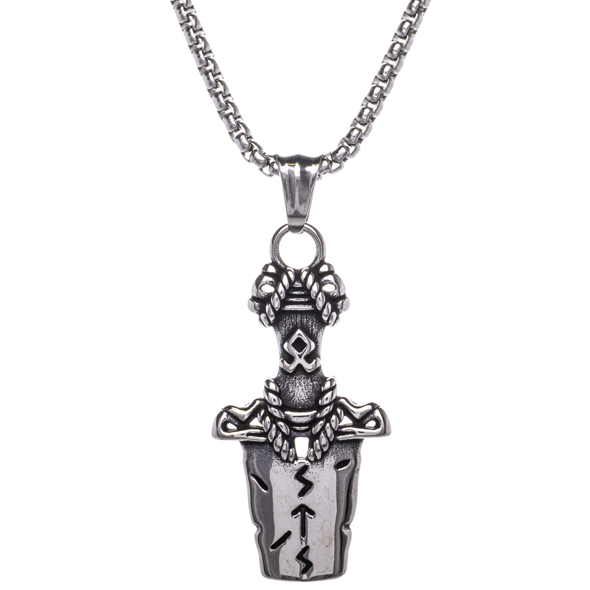 Viking axe pendant necklace (Steel 316L)