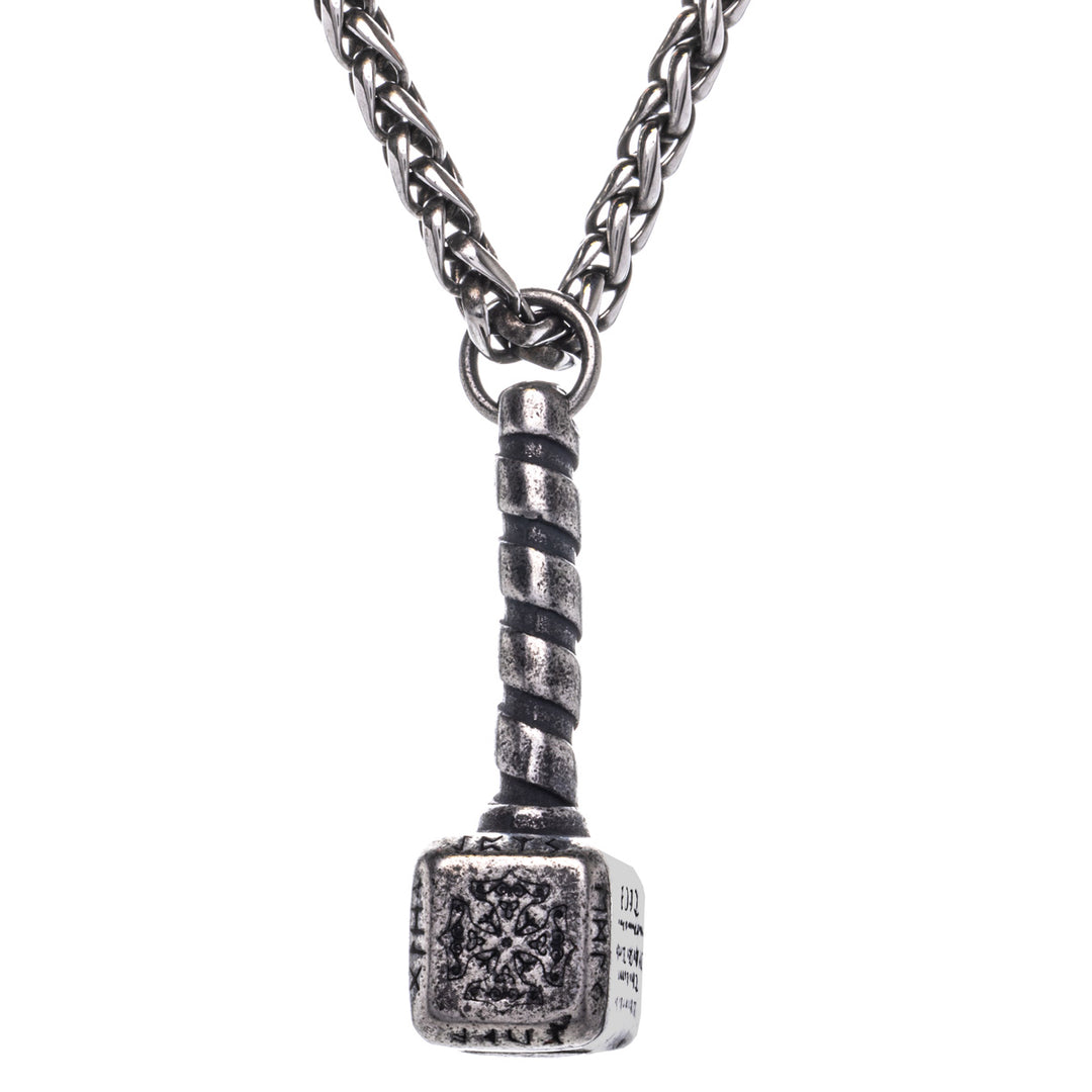 Mjölnir Thor's hammer pendant necklace (Steel 316L)