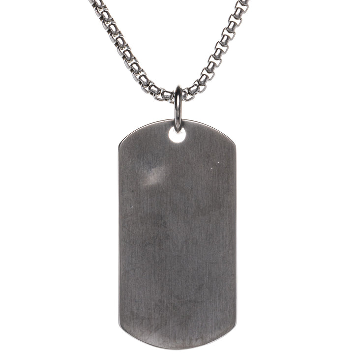 Tennari tile pendant necklace (Steel 316L)