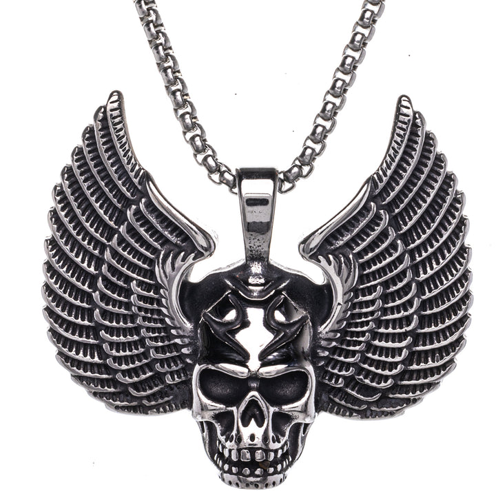 Skull pendant necklace (Steel 316L)