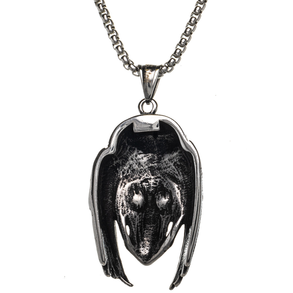 Owl pendant necklace (Steel 316L)