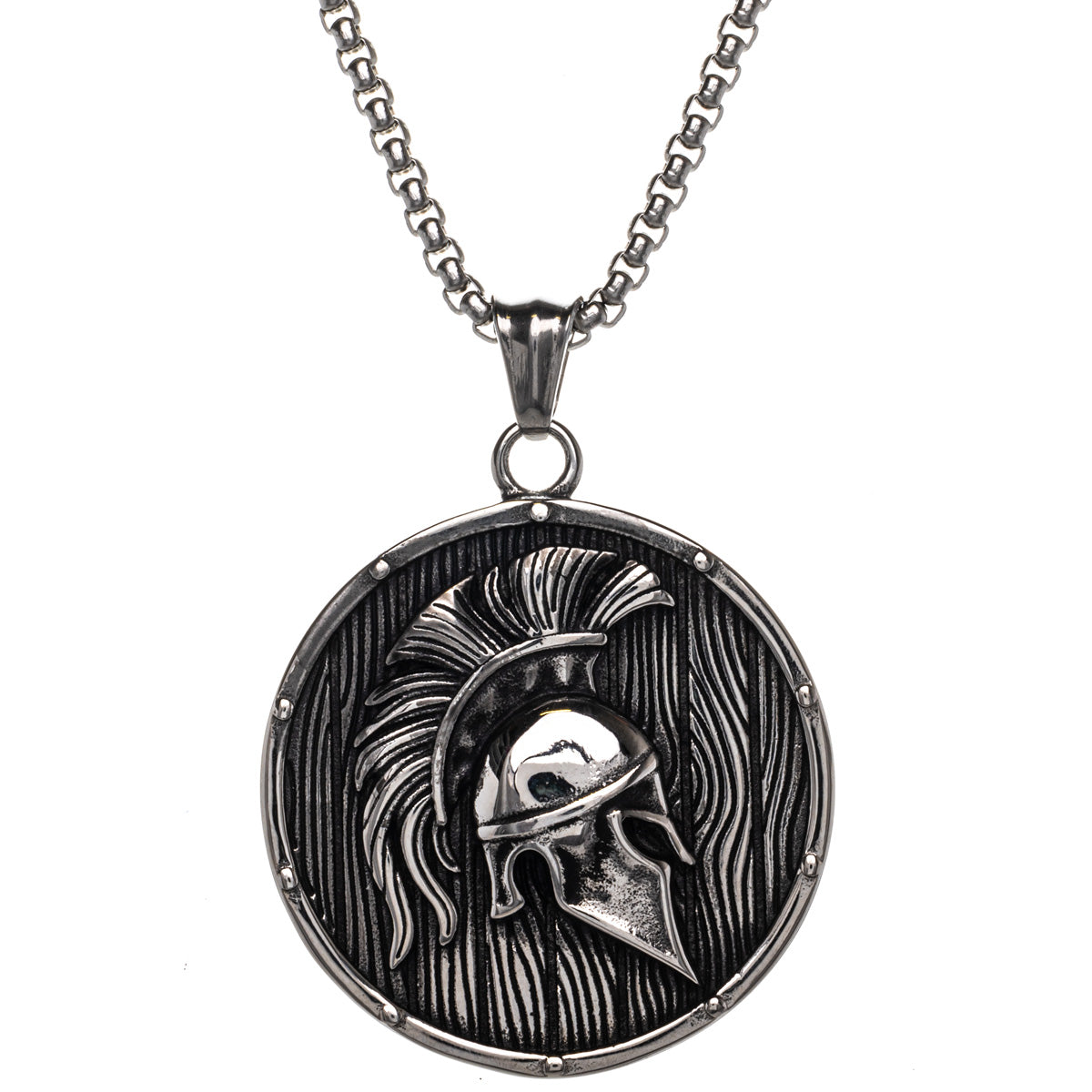 Sparta warrior pendant necklace (Steel 316L)