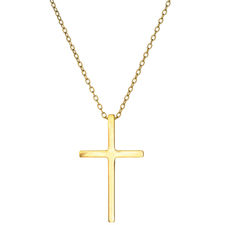 Cross pendant necklace 50cm +5cm (Steel 316L)