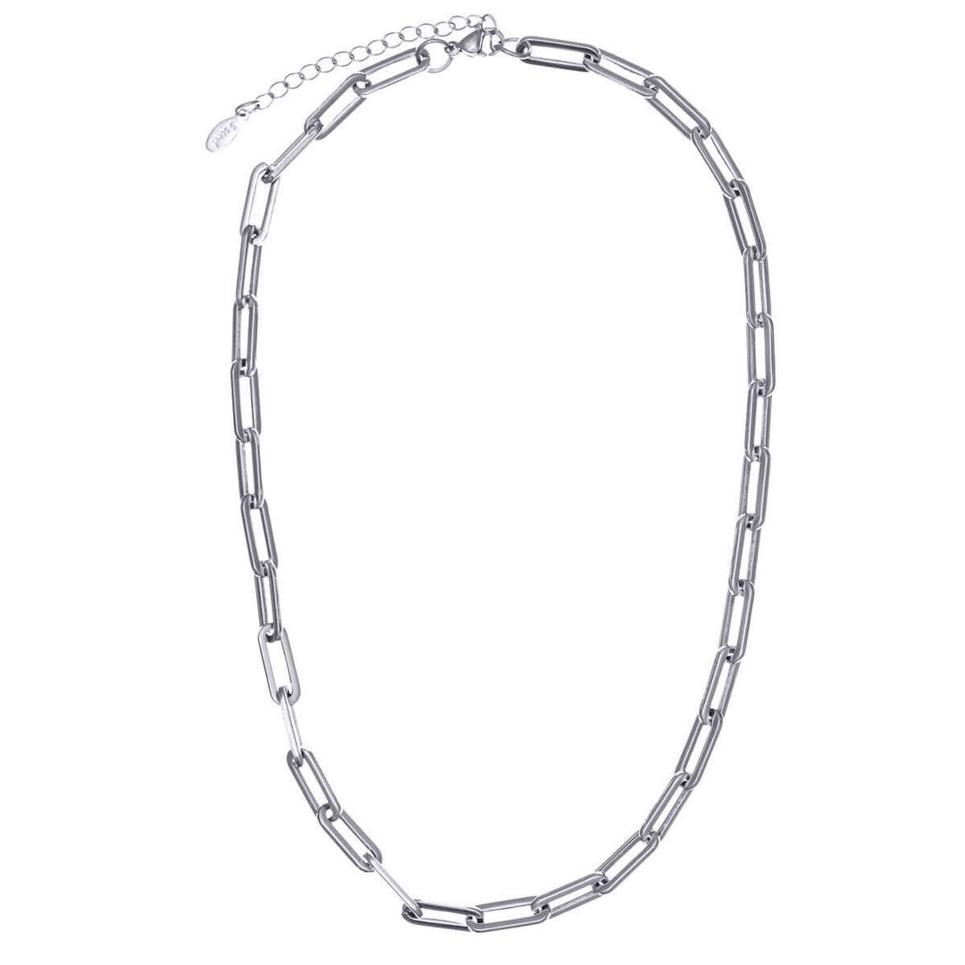 Steel cable necklace 40cm +5cm (Steel 316L)