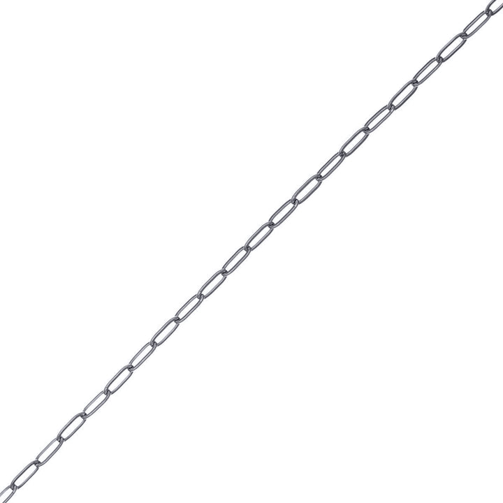 Thin cable necklace 43cm +5cm (Steel 316L)