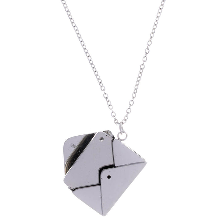 Openable envelope pendant necklace (316L steel)