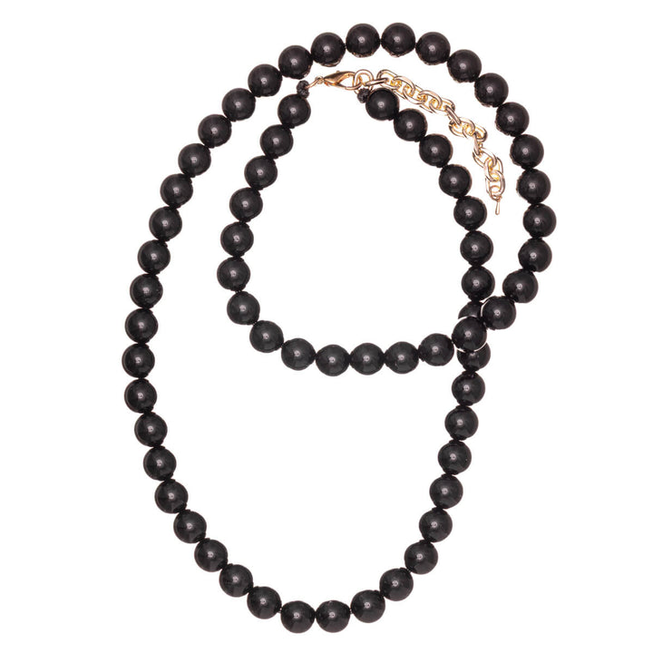 Shiny long necklaces 92 cm + 8 cm