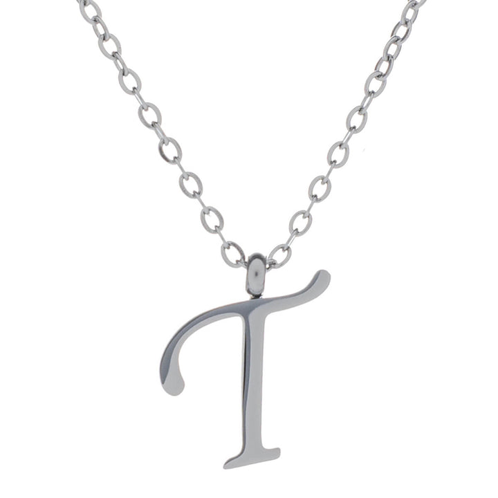 Letter necklace, decorative letter – surgical steel (316L)