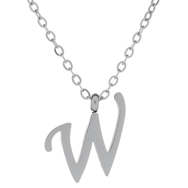 Letter necklace, decorative letter – surgical steel (316L)
