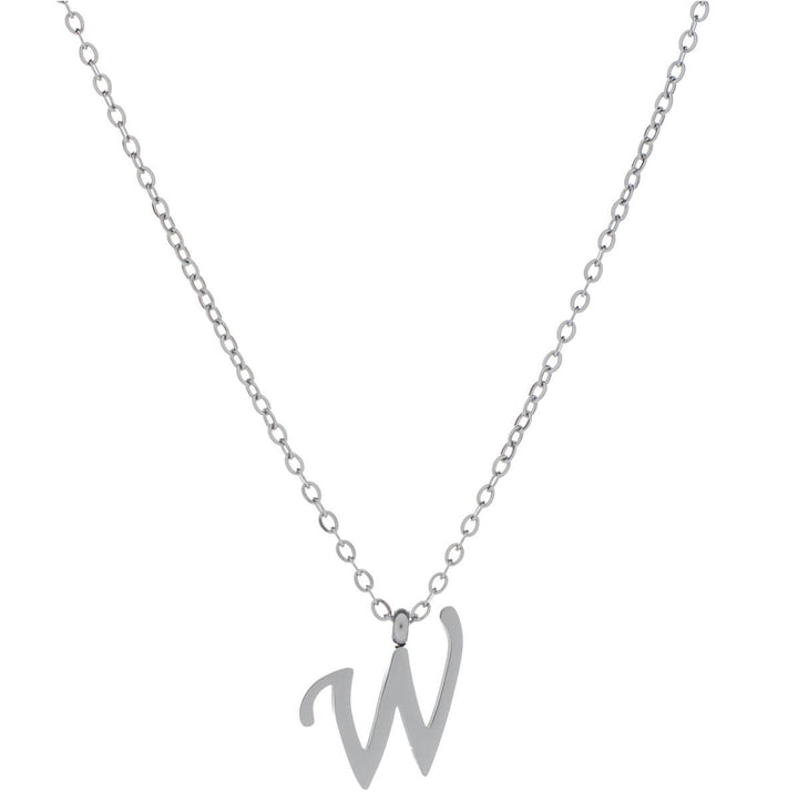 Letter necklace, decorative letter – surgical steel (316L)