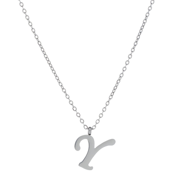 Letter necklace, decorative letter – surgical steel (316L)
