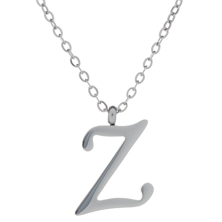 Letter necklace, decorative letter – surgical steel (316L)