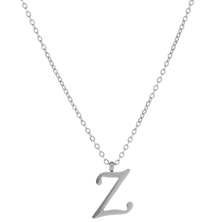 Letter necklace, decorative letter – surgical steel (316L)