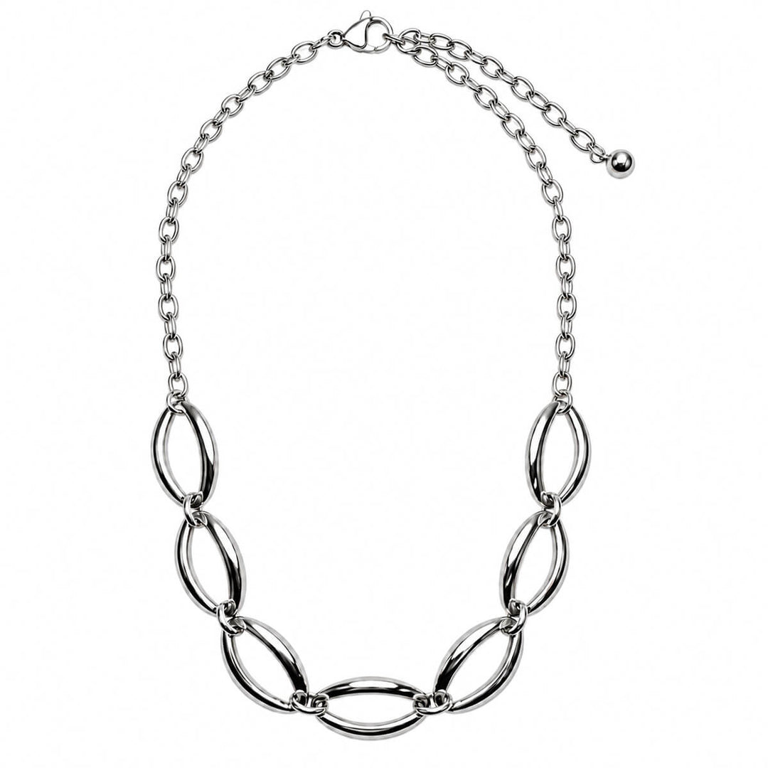 Oval-Link Necklace (316L Stainless Steel)