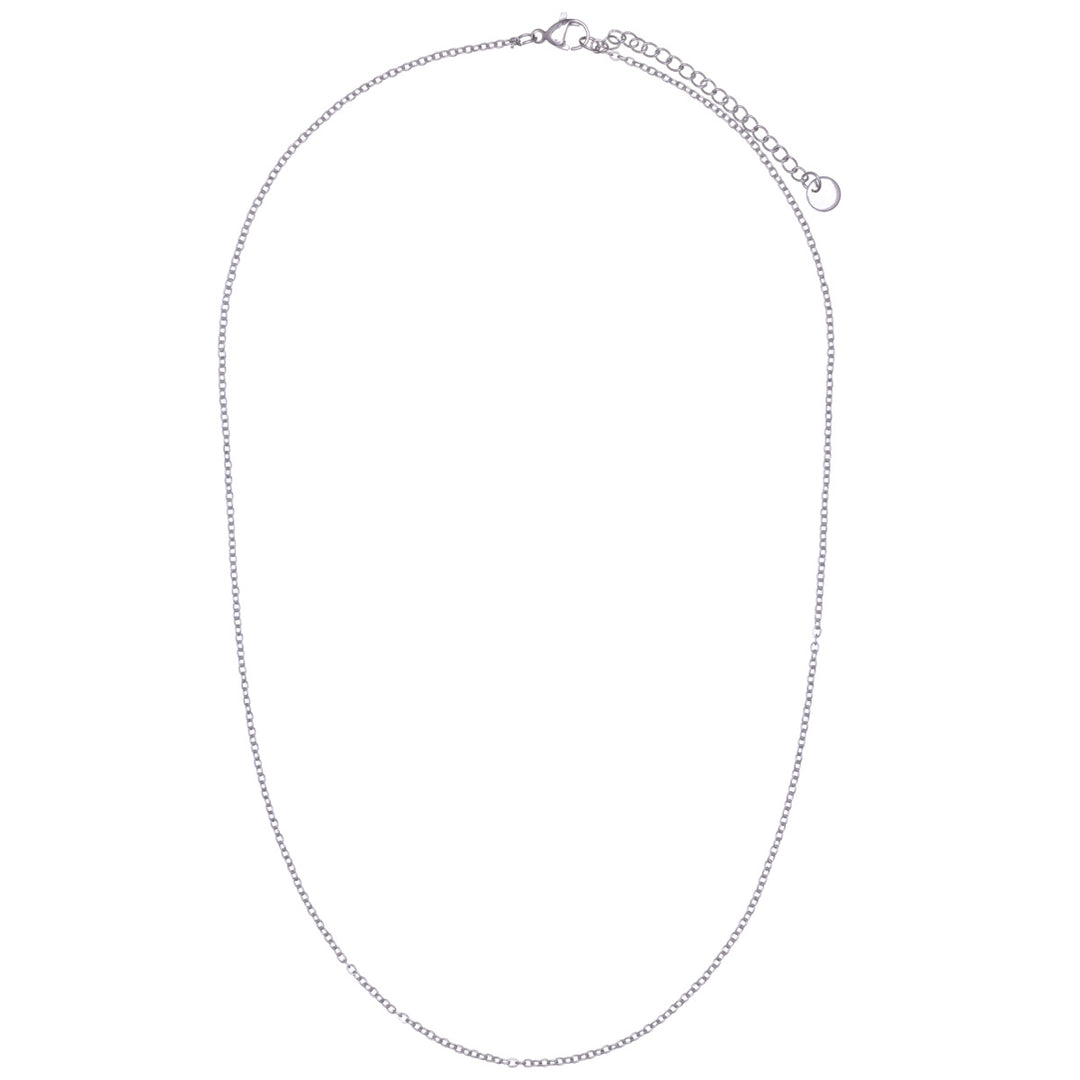 Thin steel necklace 45cm +5cm (Steel 316L)