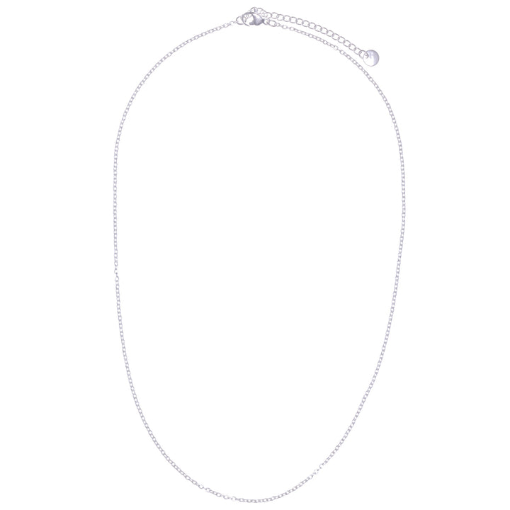 Thin steel necklace 45cm +5cm (Steel 316L)