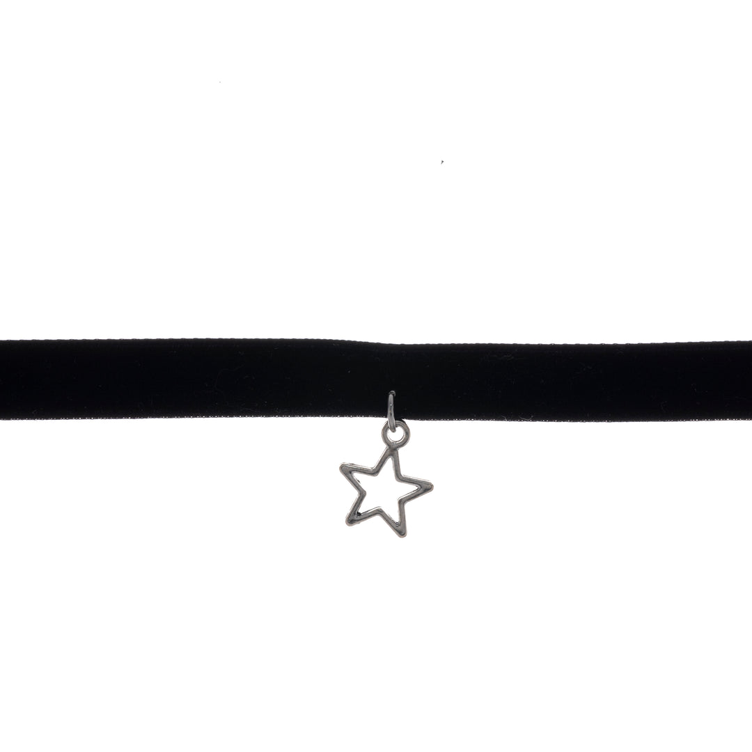 Velvet choker necklace, set of 3