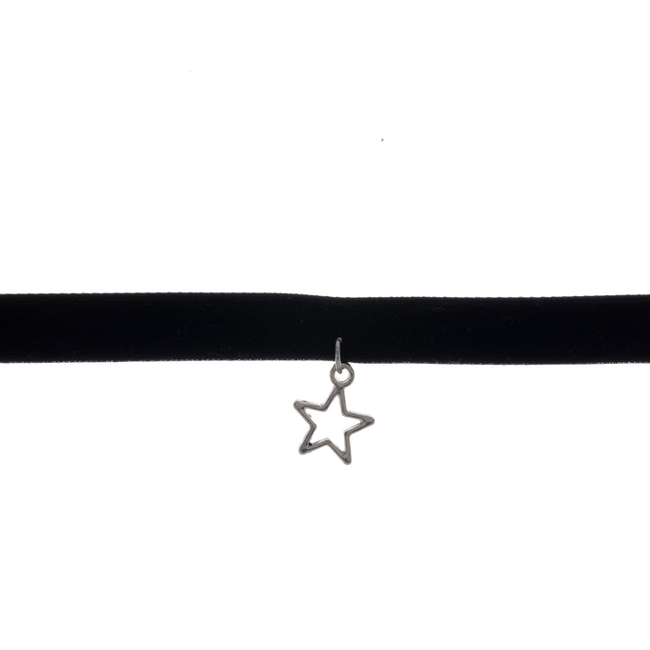 Velvet choker necklace, set of 3
