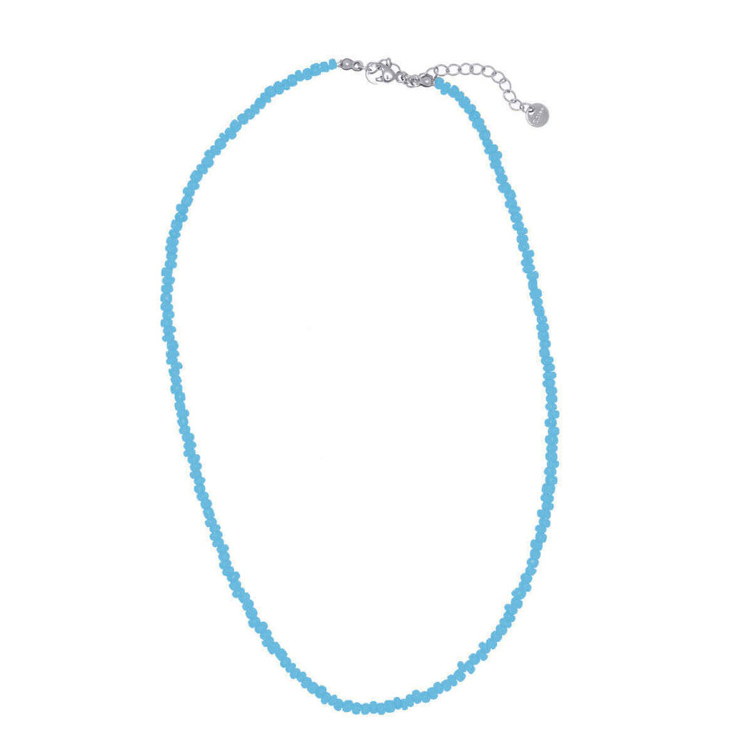 Thin neck beads necklace 40cm +5cm (Steel 316L)