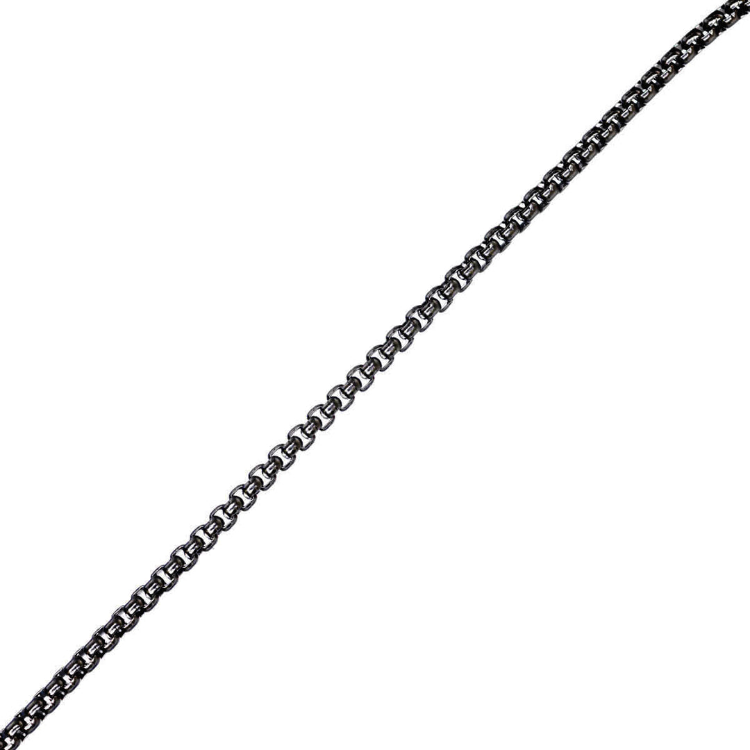 Thin steel necklace chain 3mm 60cm (Steel 316L)