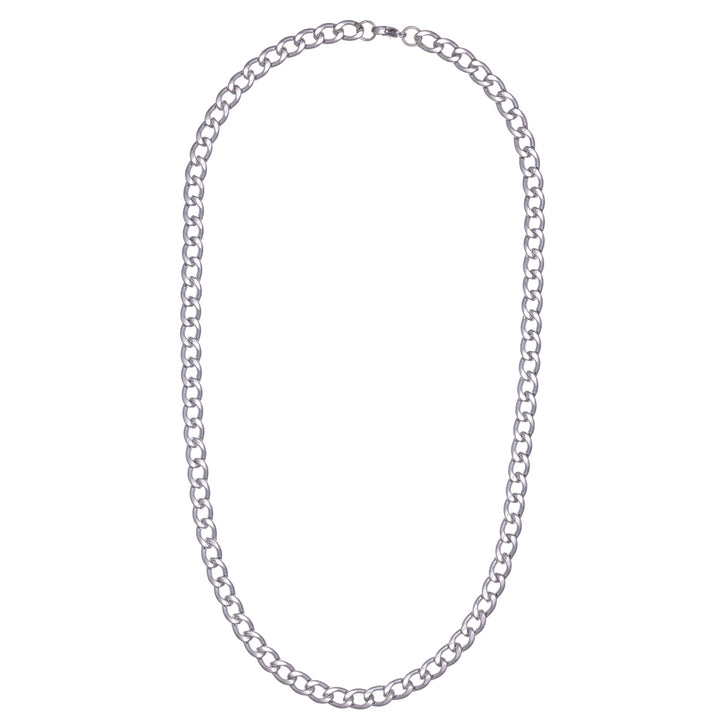 Steel armoured chain necklace 56cm 7mm (Steel 316L)