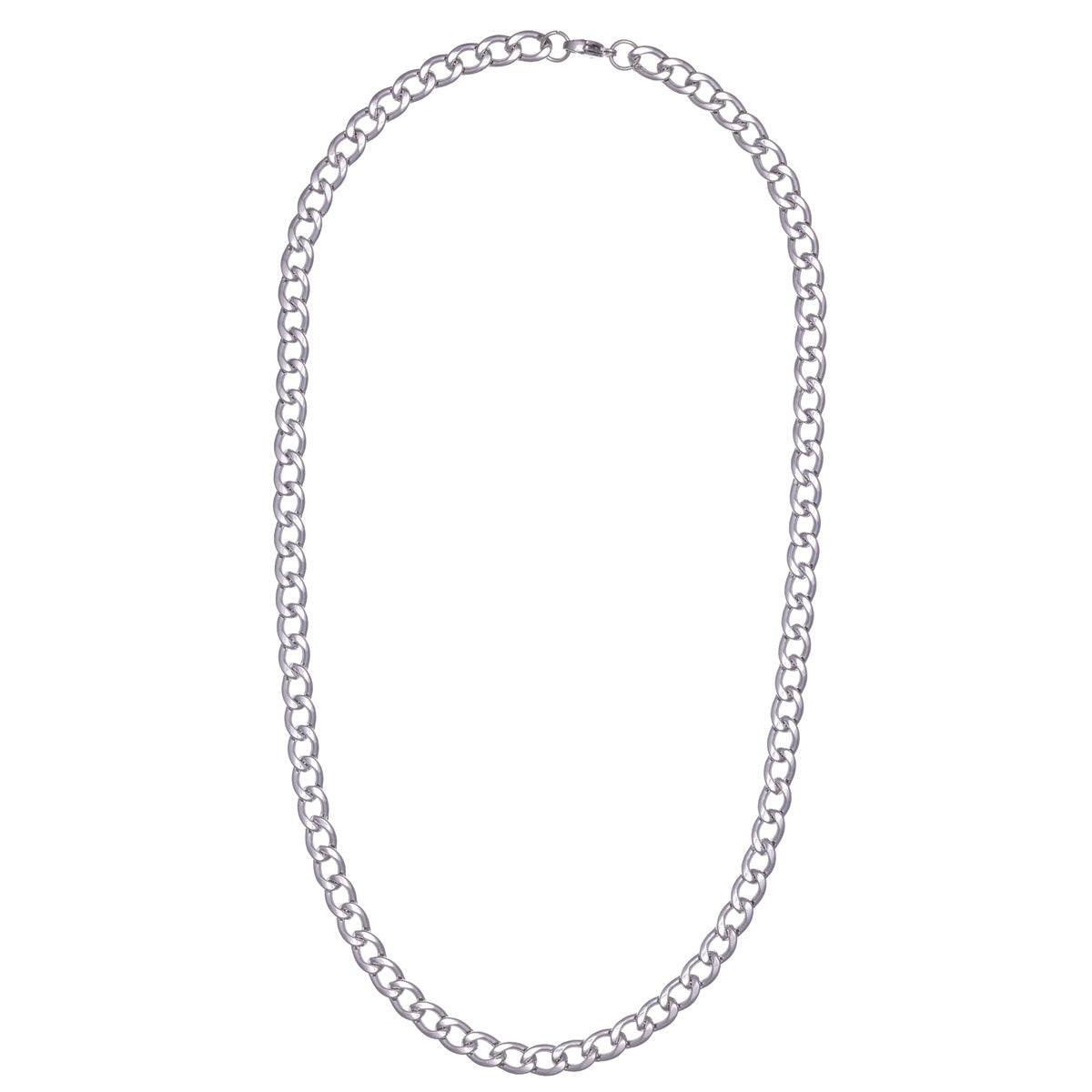 Steel armoured chain necklace 56cm 7mm (Steel 316L)