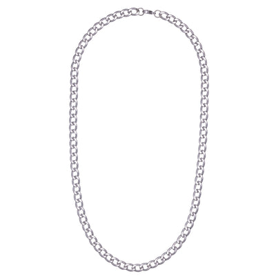 Steel armoured chain necklace 56cm 7mm (Steel 316L)