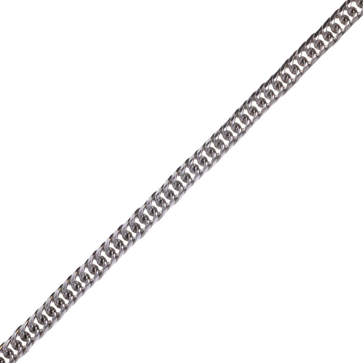 Double link armoured chain steel chain 55cm 6mm (Steel 316L)