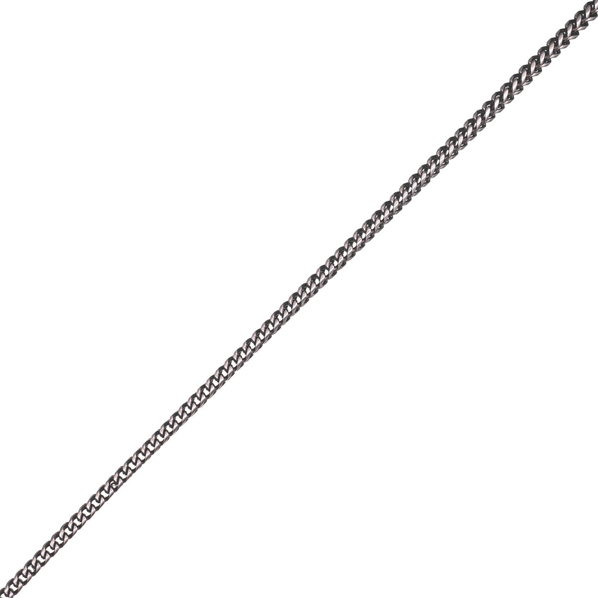 Steel foxtail necklace 4mm 56cm (Steel 316L)
