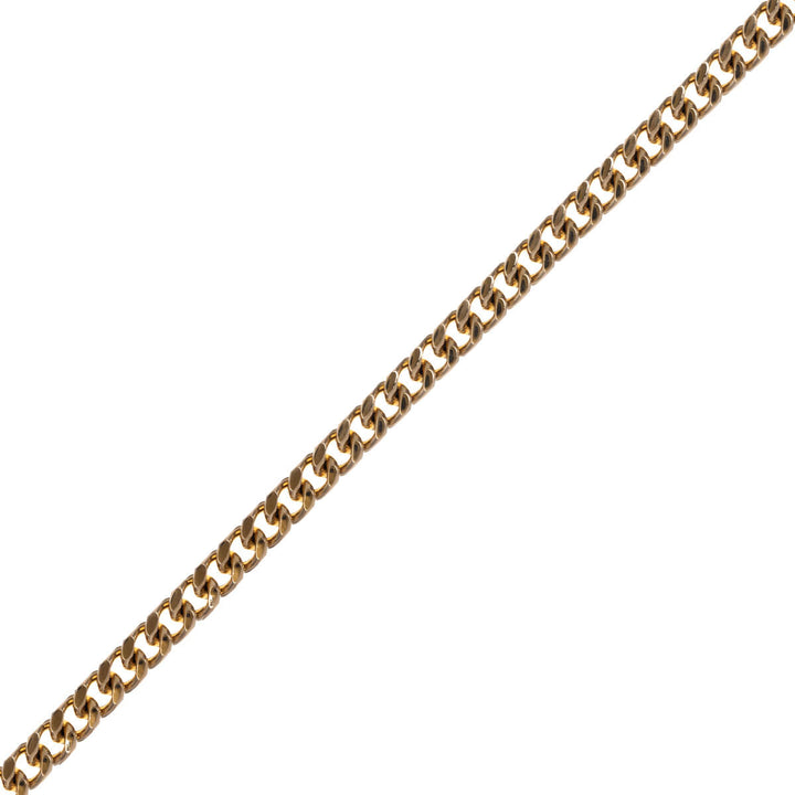 Thick armoured chain steel neck chain 1cm 60cm (Steel 316L)