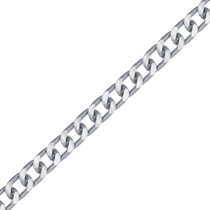 Thick armour chain aluminium necklace 1,1cm 70cm