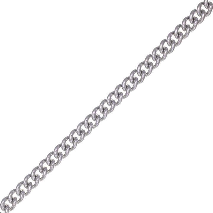 Tight armour chain steel necklace 6mm 60cm (Steel 316L)