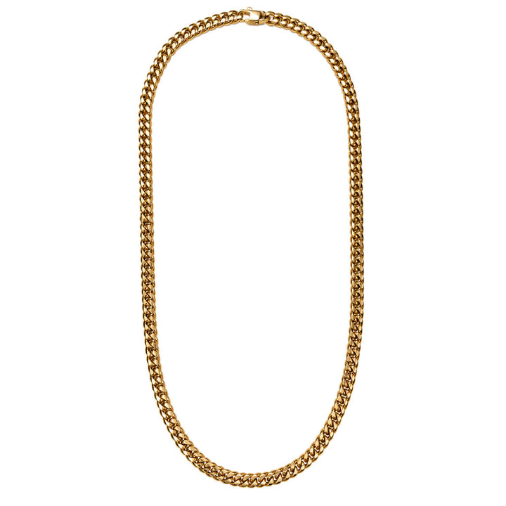 Steel armoured chain necklace 6mm 60cm (Steel 316L)