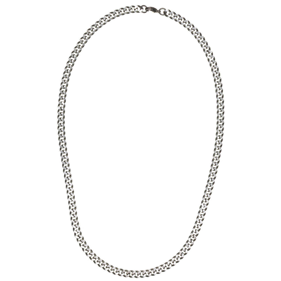 Thin armour chain 5 mm 50 cm - surgical steel (316L)