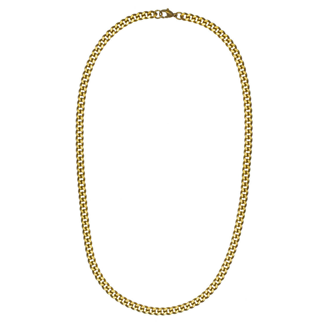 Thin armour chain 5 mm 50 cm - surgical steel (316L)
