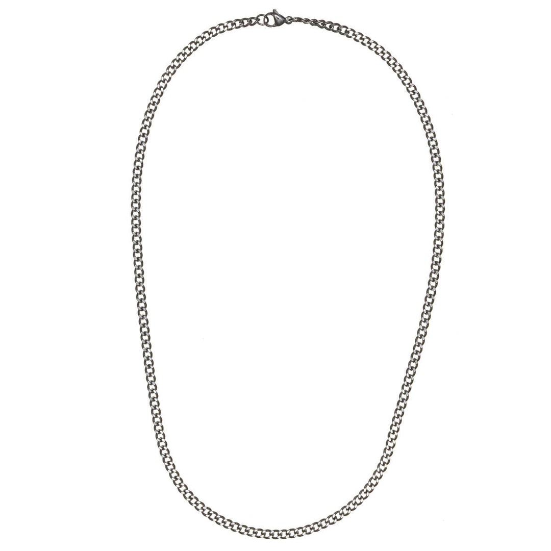 Thin armour chain 3.7 mm 50 cm - surgical steel (316L)