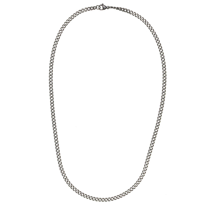 Thin armour chain 3.7 mm 50 cm - surgical steel (316L)