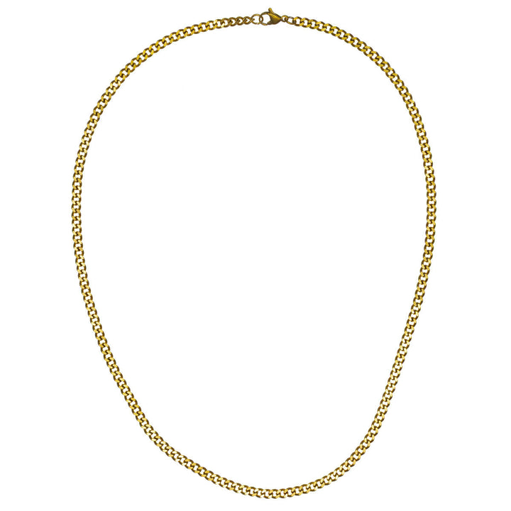 Thin armour chain 3.7 mm 50 cm - surgical steel (316L)