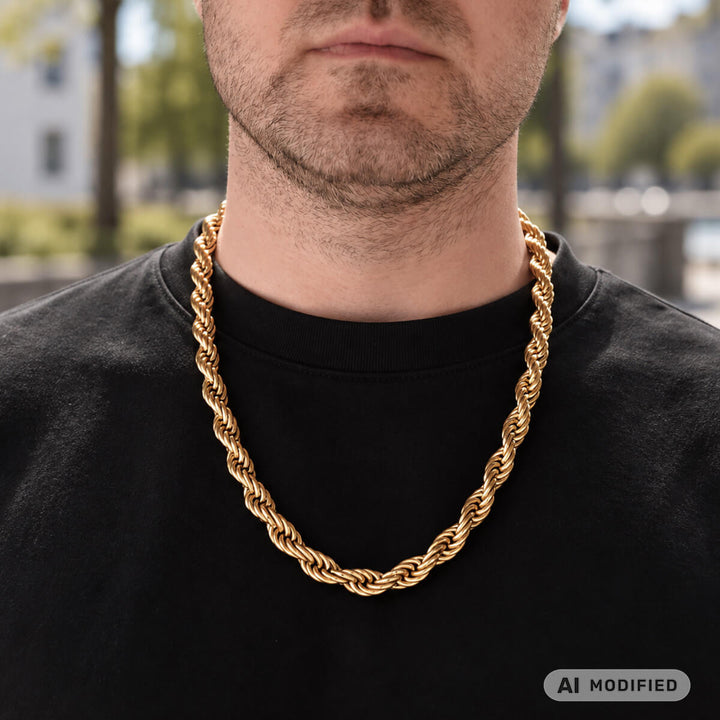 Cordell Necklace, 10 mm, 60 cm (316L Stainless Steel)