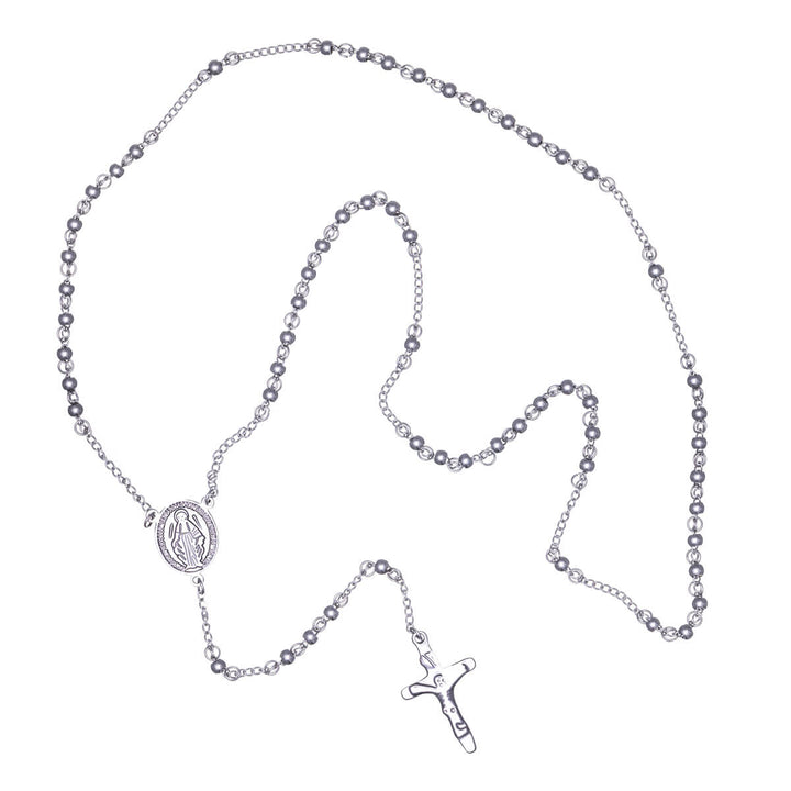 Steel rosary 68cm (Steel 316L)