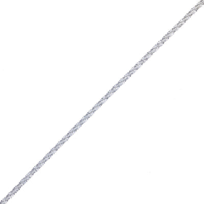 Glittering thin steel bracelet 2mm 18cm +5cm (Steel 316L)