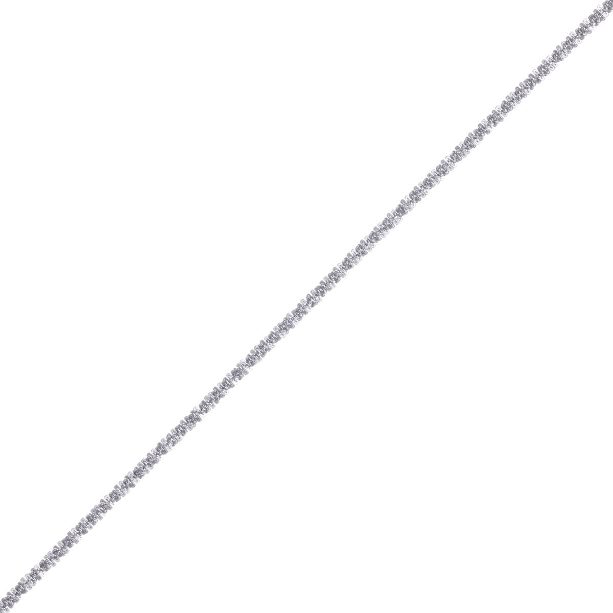 Glittering thin steel bracelet 2mm 18cm +5cm (Steel 316L)