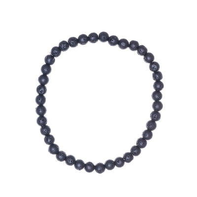 Lava stone bracelet elastic bracelet 2pcs