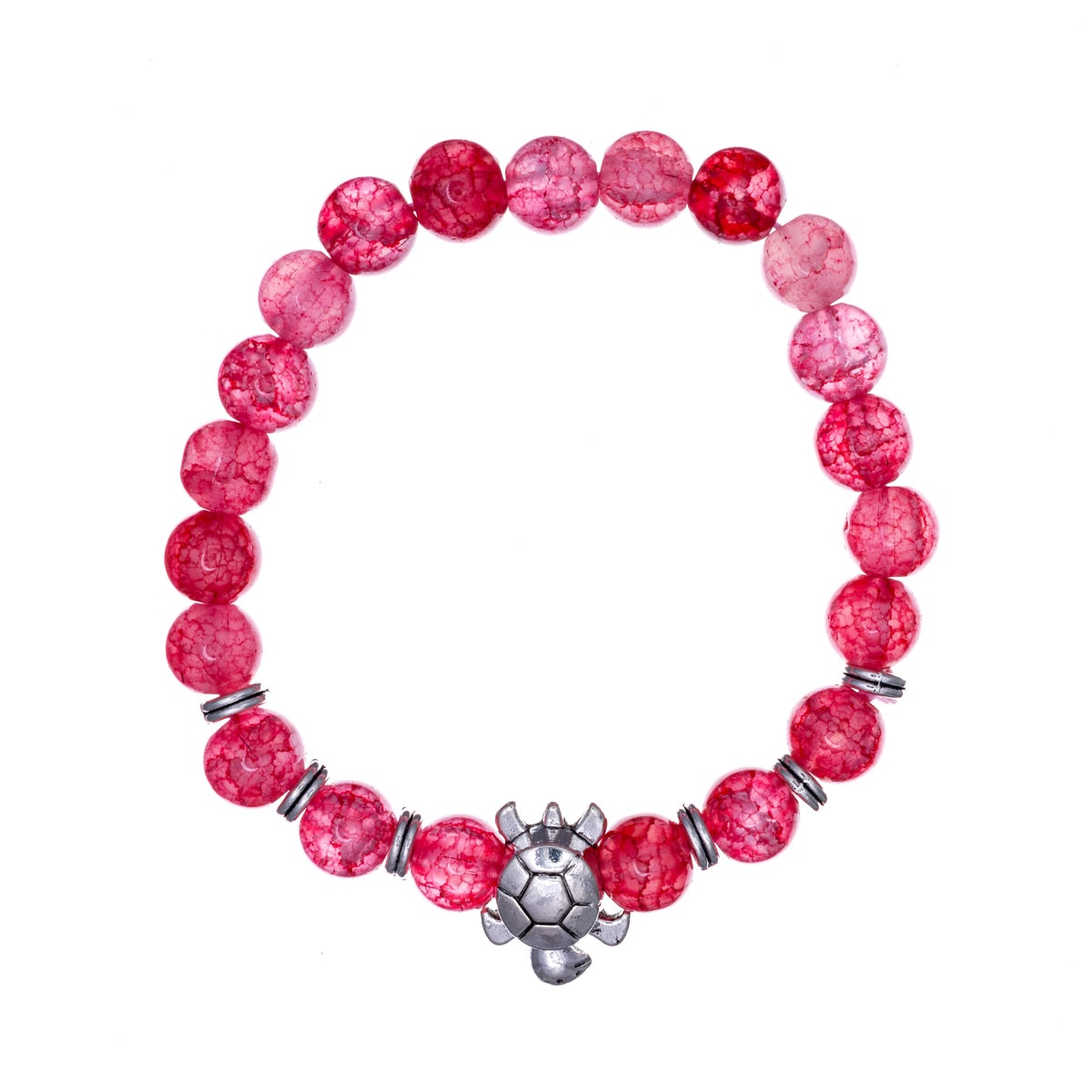 Colourful pearl bracelet turtle jewellery