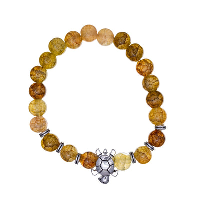 Colourful pearl bracelet turtle jewellery