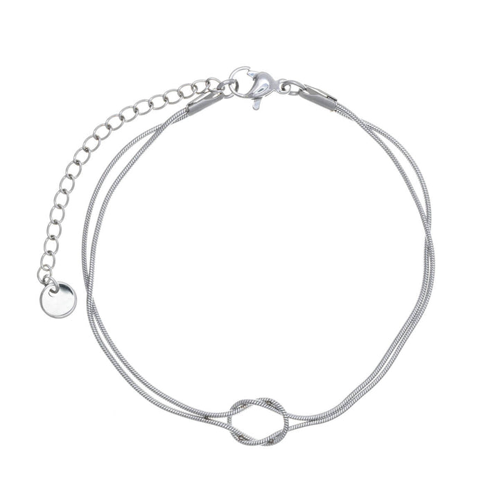 Steel knot bracelet (Steel 316L)