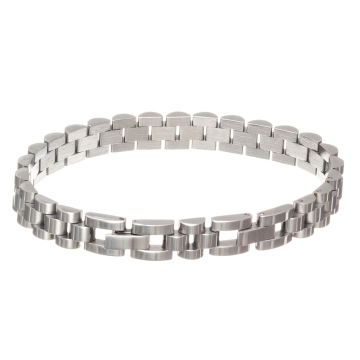 Steel president bracelet 1cm (Steel 316L)