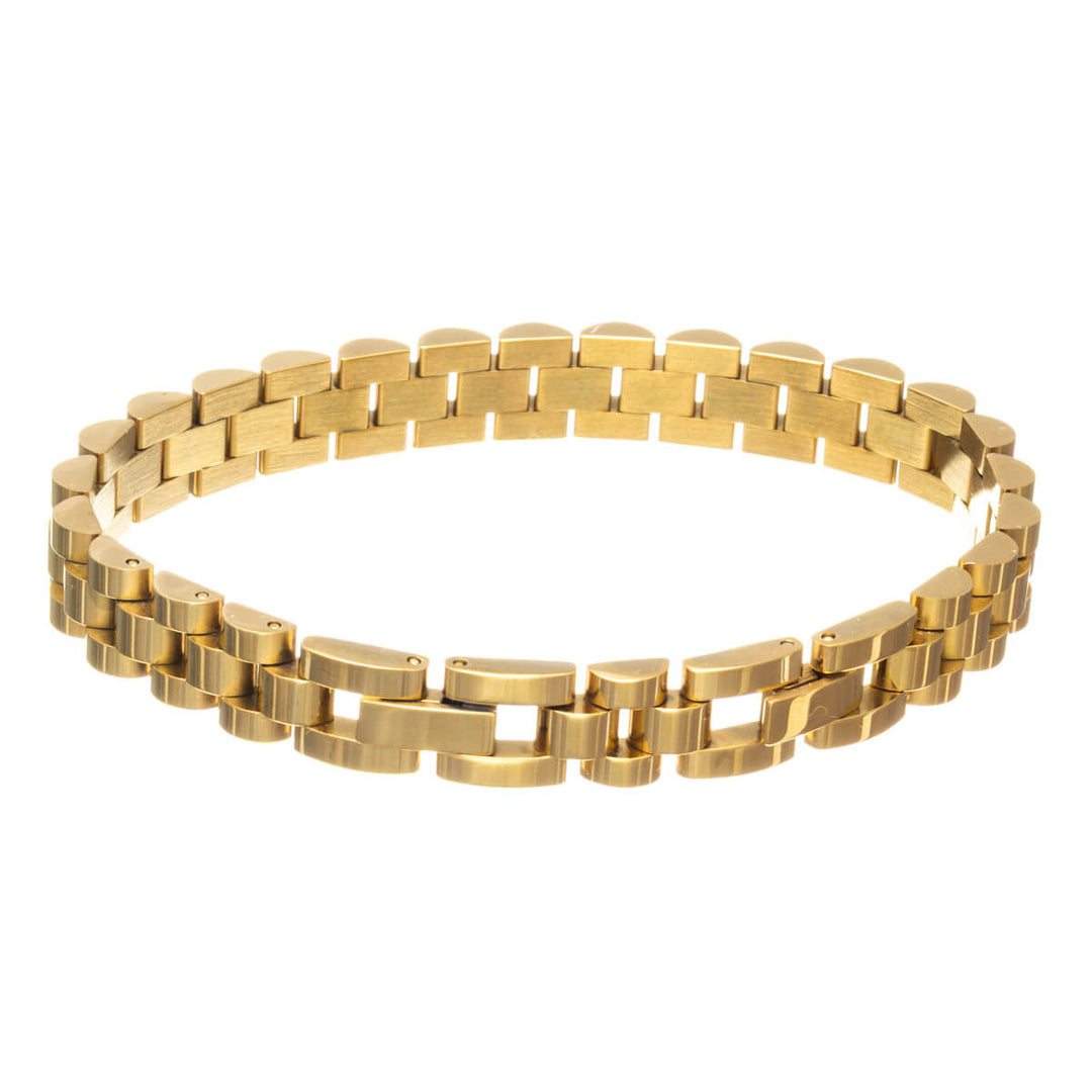 Steel president bracelet 1cm (Steel 316L)