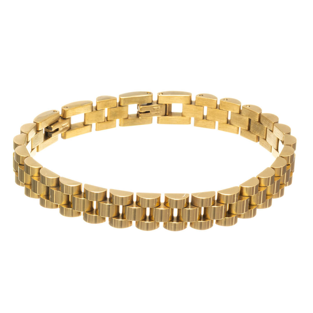 Steel president bracelet 1cm (Steel 316L)