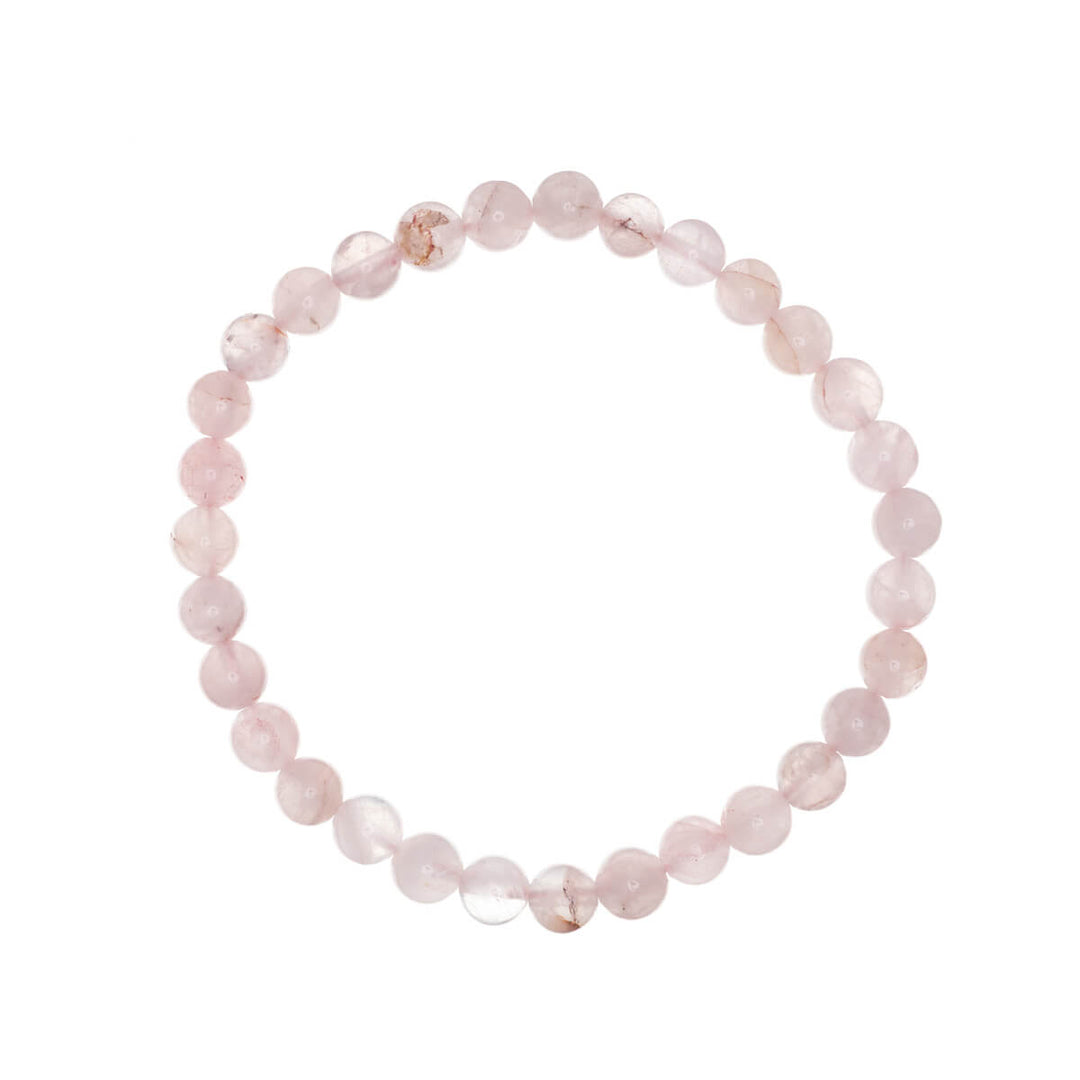 Stone bead bracelet flexible 6mm